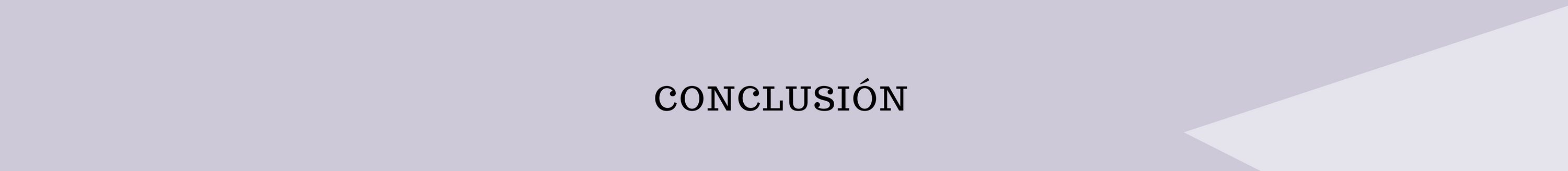 conclusión